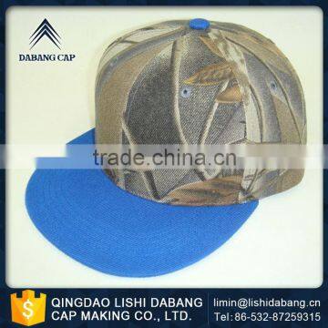 Professionally cap manufacturer custom fabrics big cheap acrylic embroidery flat visor hat