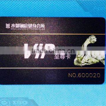 Hot selling free design ISO14443A standard size rfid smart card