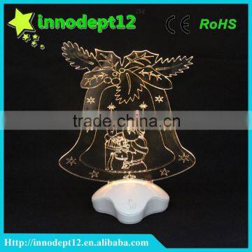 Christmas Acrylic Scene Kids Room Art Sculpture Lights Produces Unique Lighting Effects - Amazing Optical Decorative, BO