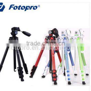 FOTOPRO S3 compact tripod for beginner aluminum DSLR