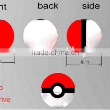 2016 Popular Game Pokemon Go Ball USB Flash drive