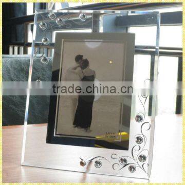 Square Romantic Glass Photo Frame For Party Decoration Gifts