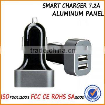 dual usb car charger for iphone car charger 5A 6.6A,7.2A