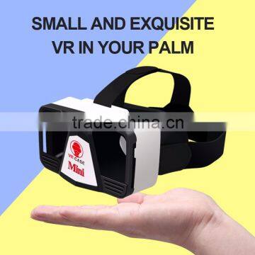 Light Mini 3D VR Glasses Plastic Google Cardboard
