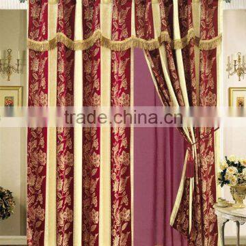Jacquard Curtain with Lining (with Tassels)