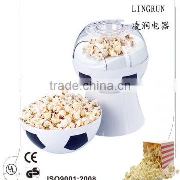 New Foot ball home popcorn maker hot air sweet popcorn machine