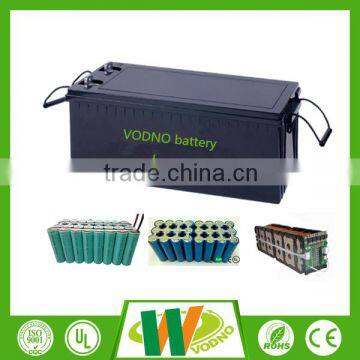 High quality li-ion battery pack 12v 100ah for solar backup