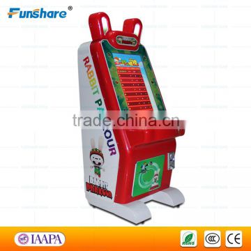 Funshare popular rabbit parkour coin operated amusement prize game machine