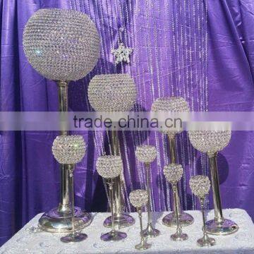 Candle Holders/Wedding Candelabra/Wedding Centerpiece/Crystal Centerpieces