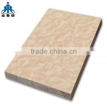 E0 glue melamine faced blockboard for decoration/cabinet