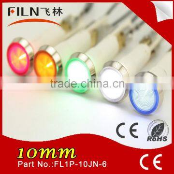 10mm High Brightness Oven Red Bidirectional 12 Volt Led Diode 30windicator Lights Wall Panel