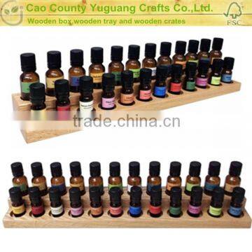 24 bottles wooden essential oil display holder wholesale