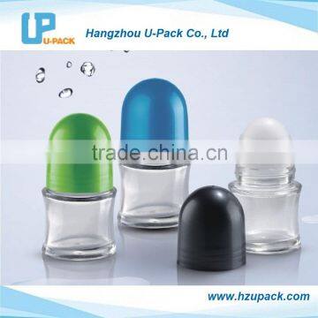 50ml perfume deodorant glass roll on liquid bottle for personal care