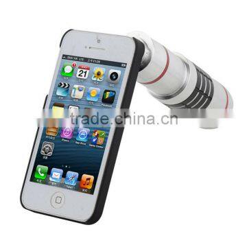 18x Zoom Manual Focus Telephoto Lens W/ Back Case And Tripod For iPhone5/5S