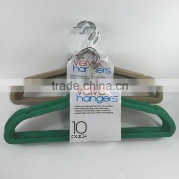 closeout overstock velvet hangers 10pcs set guangzhou stocklots