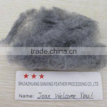 NEW!!! dyed grey sheep cashmere 19.5 & 40-50mm, dyed grey color