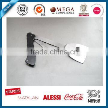 Hot Selling Stainless Steel Grill BBQ Tool Set HB-69025 With PVD/Plastic Handle