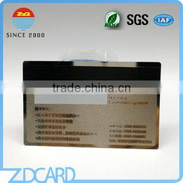 Factory Direct Custom Metal Loco & Hico Magnetic Stripe ID Card