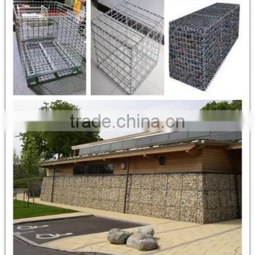 garden decorative galvanized steel welded stone box