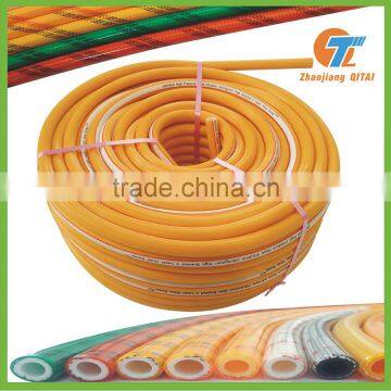 Agriculture Irrigation Fire Air Flexible PVC Braided Reinforced Spray Water Pipe Korea High Pressure Agriculture Spray Hose photo-2