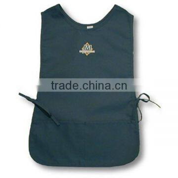 Vest For Supermarket Clerk Work Uniform Vests With Pockets & Front Button photo-3