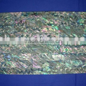 Green abalone shell paper in light color