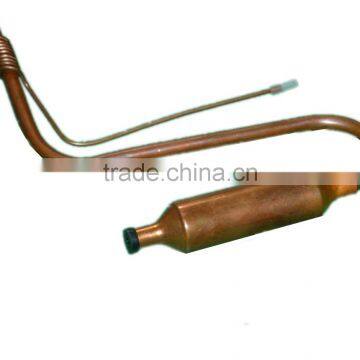 Compressor muffler / Compressor low pressure pipe / Low pressure muffler