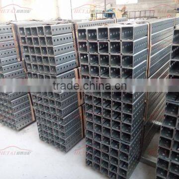 Outdoor galvanized perforated metal steel telescoping support