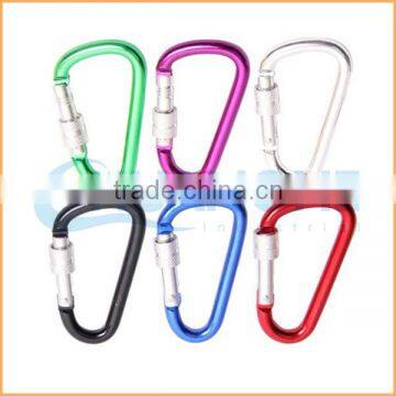 Fashion High Quality metal screw lock carabiner