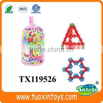 Plastic Snowflake DIY Building Blocks Toys New Creative Puzzle Toys for Kids photo-2