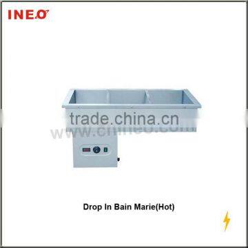 Restaurant And Hotel Commercial Drop-in Hot Heating Bain Maries For Self-service Or Buffet