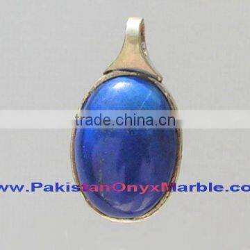 STERLING SILVER PENDANTS LAPIS LAZULI JEWELRY photo-2