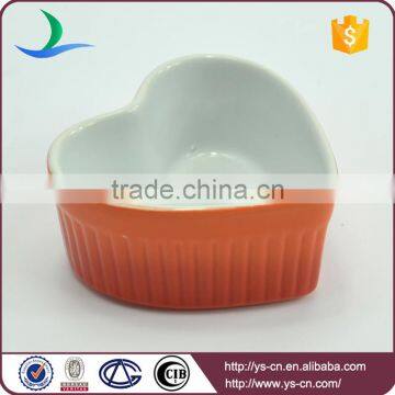 Custom Cheap Small Ceramic Cake Mold Heart-shaped photo-5