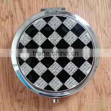 High Quality Compact Mirror With 312pcs Rhinestones photo-3