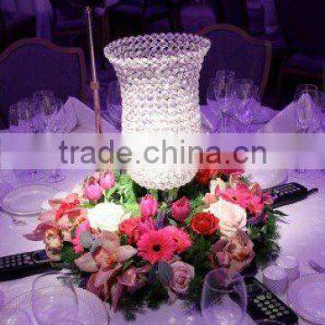 Tall Wedding Table Crystal Centerpiece photo-3