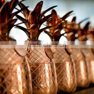 Pineapple Made of Solid Pure Copper for Drink Ware and Vodka Cocktails and Moscow Mule Brand Promotion photo-3