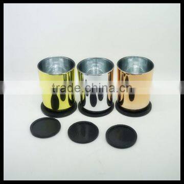 600ml Cylinder Glass Candle Cup With Slate Stone Lid photo-2