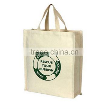 Store More Simple Beige Portable Recycle Canvas Bag with Handle