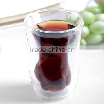 Double Woman Shape Beer Glass, Glass Water Cup Drinkware Beer Wine Glass Cup Vodka S