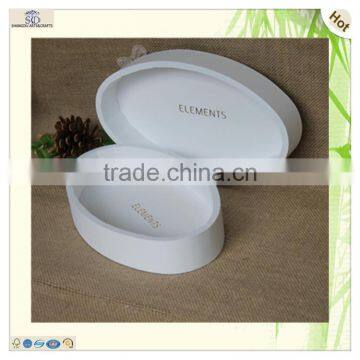 White Painted Mdf Wooden Soap Tray Dish photo-4