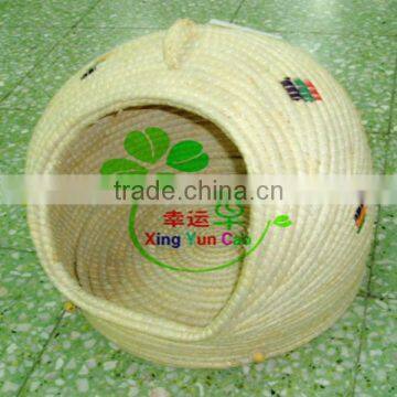 Corn husks basket for pet bed&sofa(factory provide)