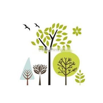 tree and bird wall decal