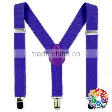 Boys Colorful Metal Clips Suspender Elastic Suspender photo-4