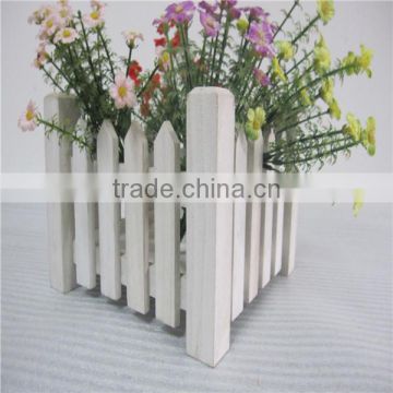 cheap wooden wedding decoration small garden fence