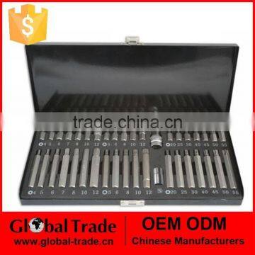 40PC 1/2" 3/8"DR Bit Socket Set Chromium-vanadium steel Material with BMC Case .T0078