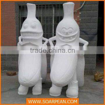 Banana Fiberglass Sculpture for Widnow Display photo-2