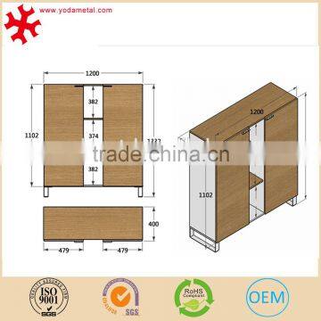 Wooden Office File Cabinet With Door photo-4