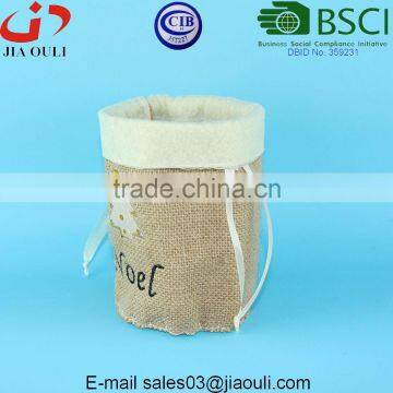 New Design Felt Planter Bags With Screenprinting Gunny Plant Pot Bag photo-4