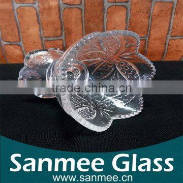 Hot Selling Sunflower Embossed Mini Glass Ice Cream Cup photo-3