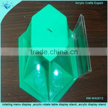 Fashion and Colorful Acrylic Rotate Table Display Stand photo-2